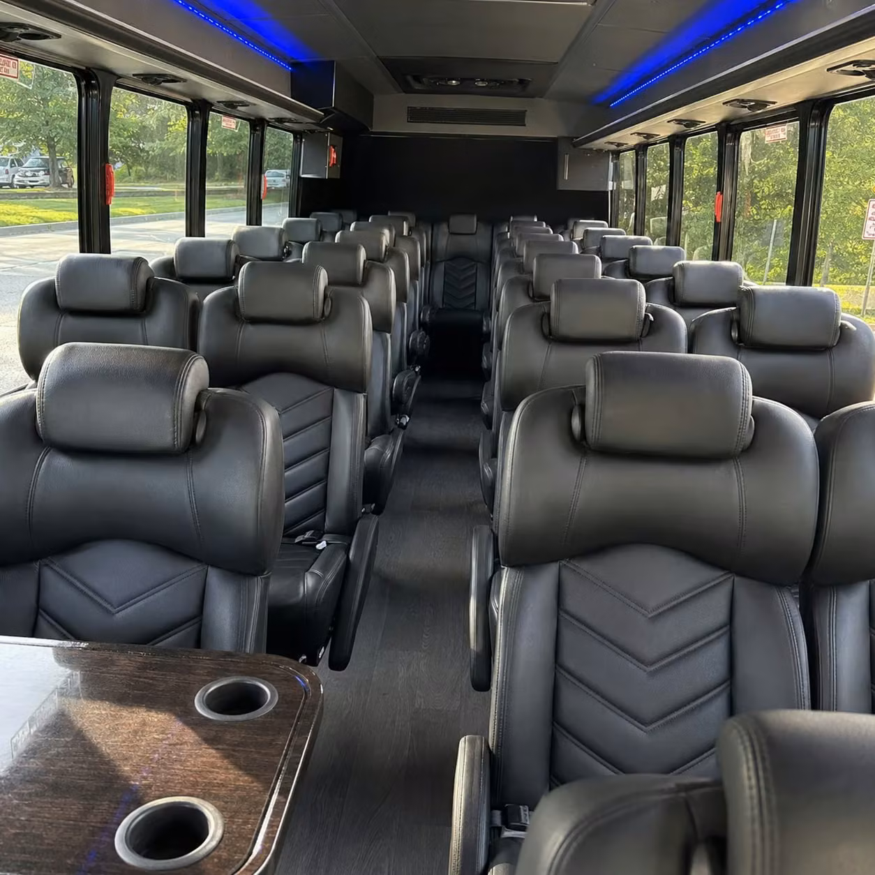 30 passenger minibus interior