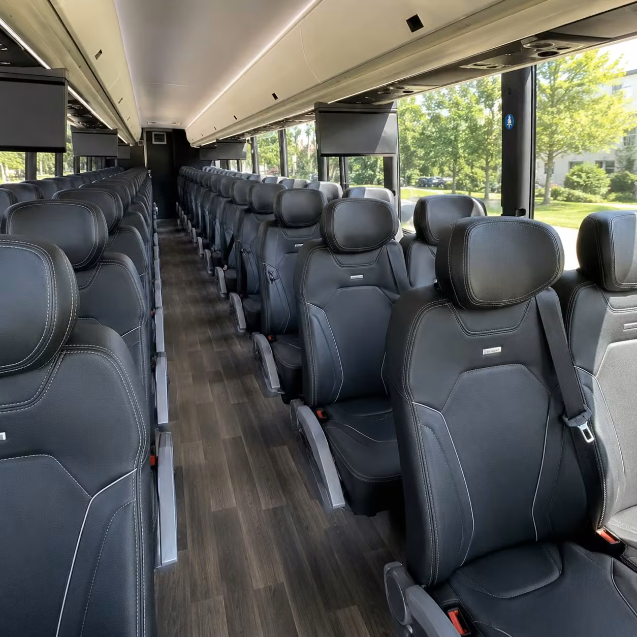 albuquerque charter bus interior