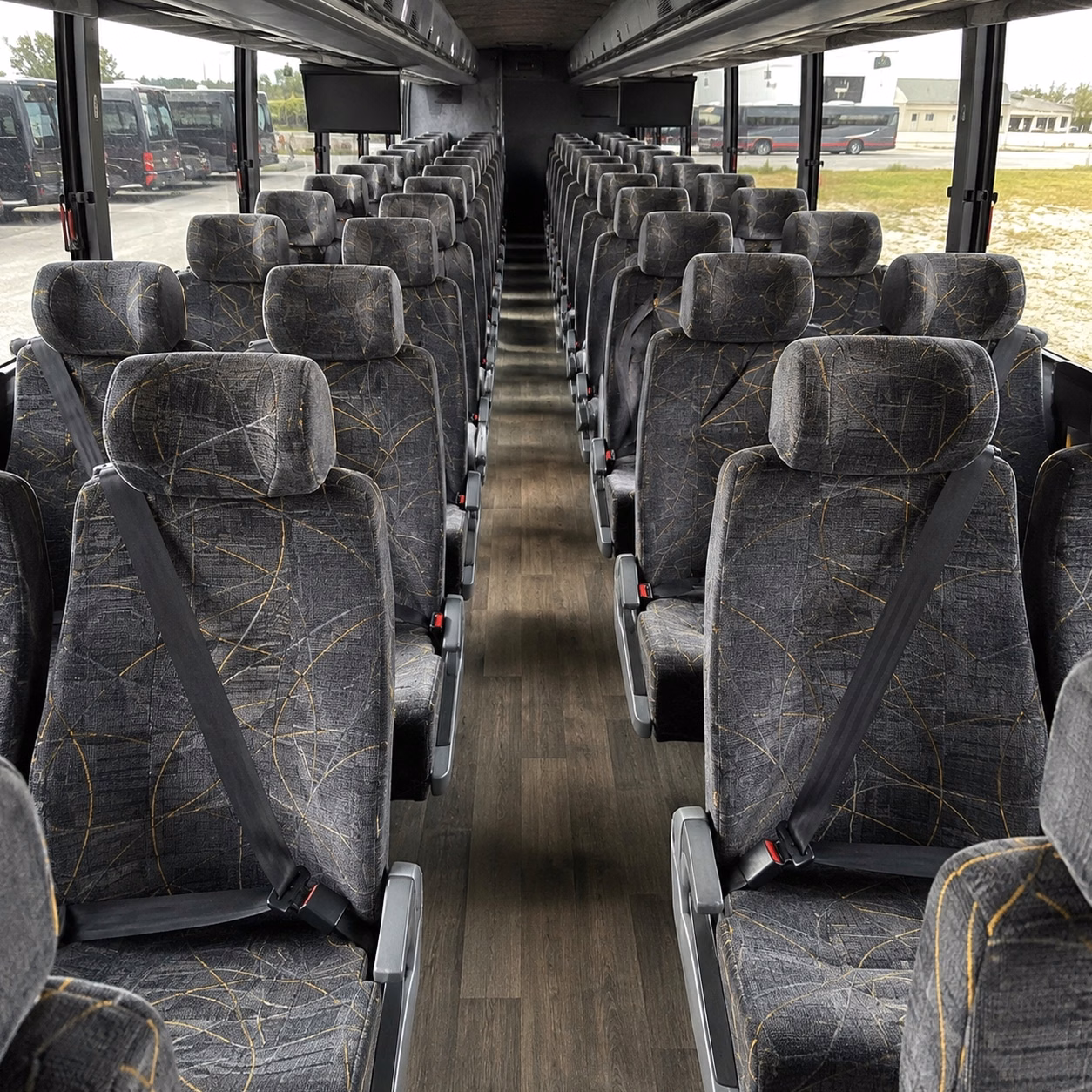 albuquerque charter bus rental interior