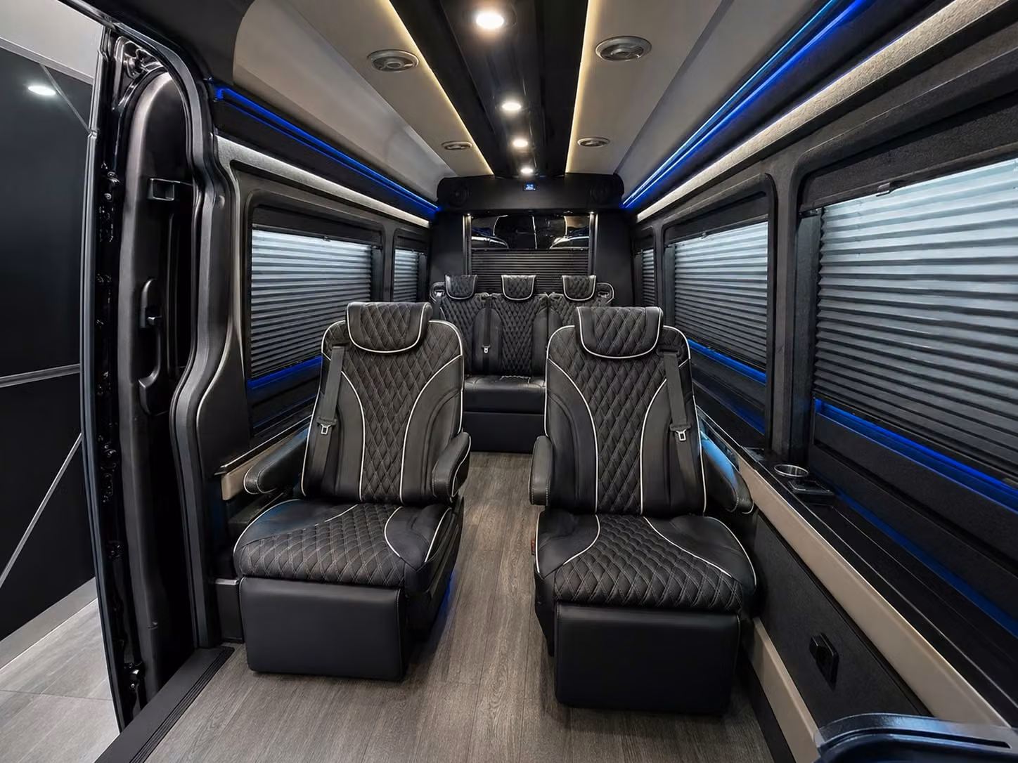 sprinter van with driver interior